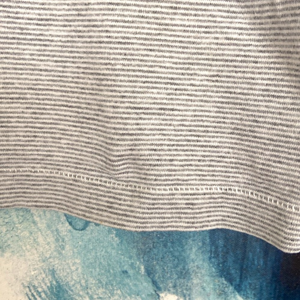 🔥VINTAGE🔥Gopher Sport Made In USA 100% Cotton Single Stitch Striped T-shirt. - Picture 5 of 7